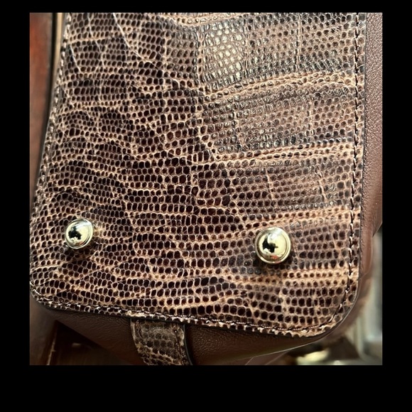 NWT HTF Brahmin Small Elaine Pecan Haiku Satchel - Picture 16 of 16